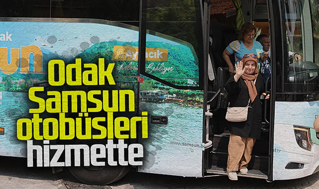 Samsun’un Turizm Otobüsleri Hizmete Başladı