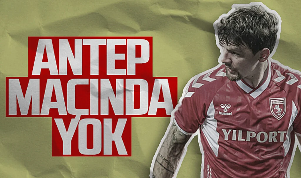 Samsunspor'da Benito Raman Gaziantep FK Maçında Yok