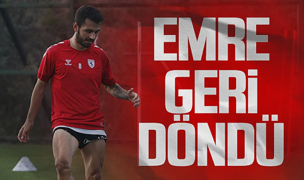 Samsunspor'da Emre Kılınç Takımla Çalışmalara Başladı