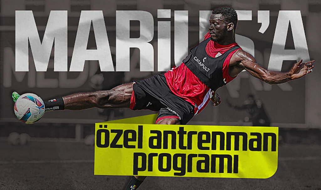 Samsunspor'da Marius Mouandilmadji'ye Özel Antrenman Programı