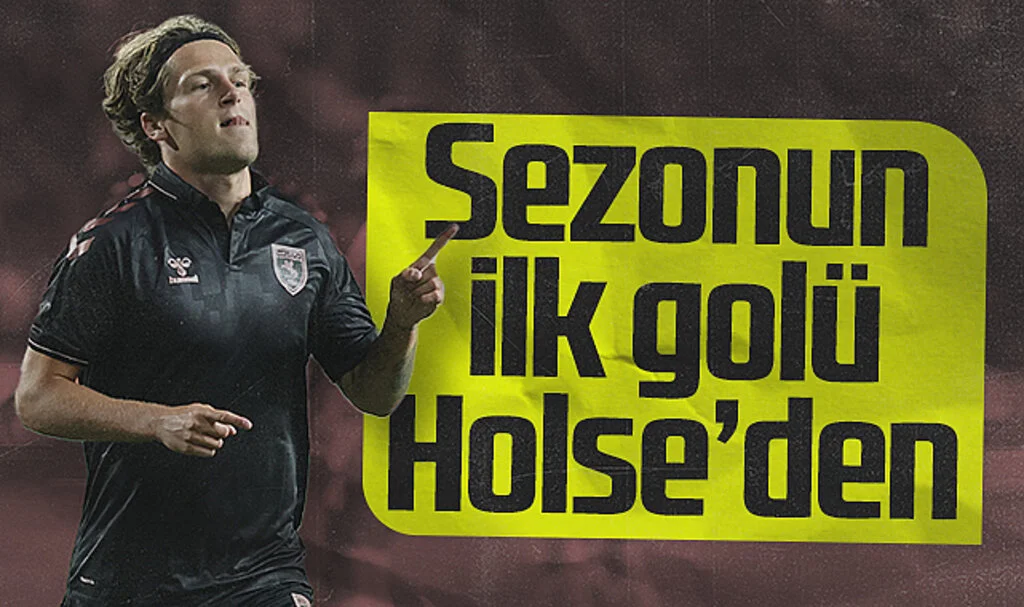 Samsunspor'da Sezonun İlk Golü Holse'den