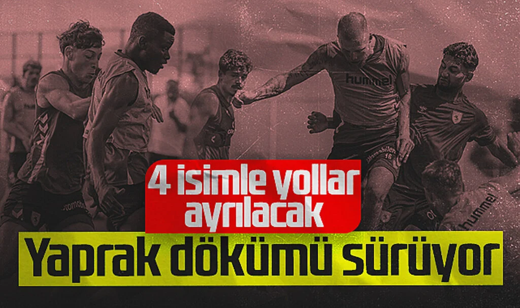 Samsunspor'da Yaprak Dökümü! 4 Oyuncuyla Daha Yollar Ayrılacak