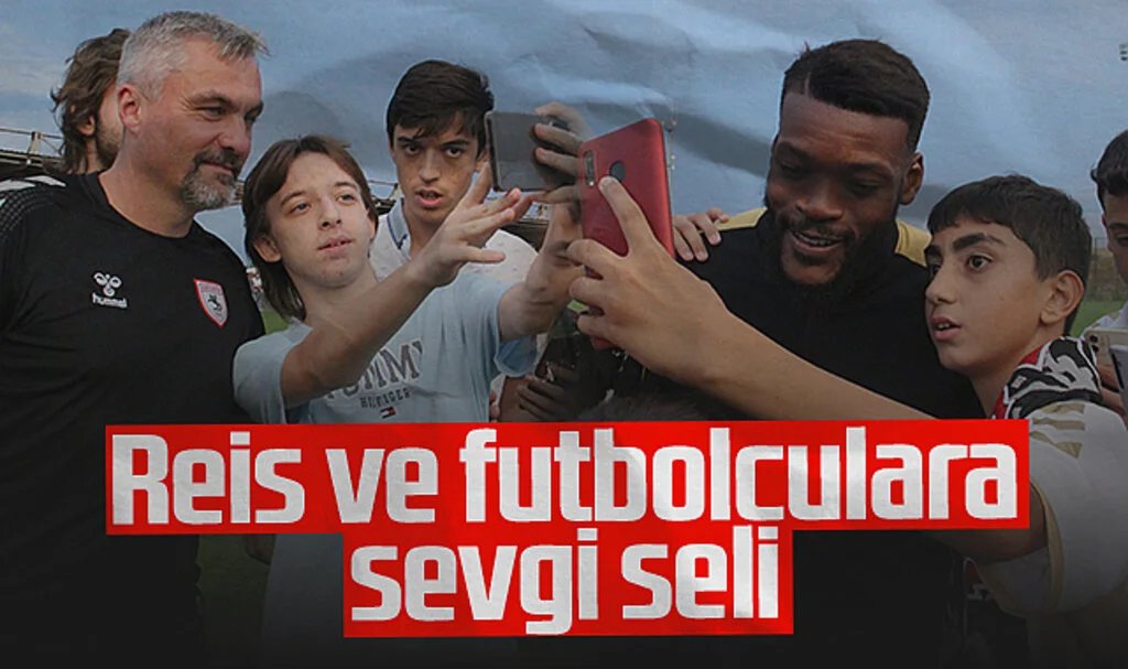 Samsunspor Taraftarından Reis ve Futbolculara Sevgi Seli