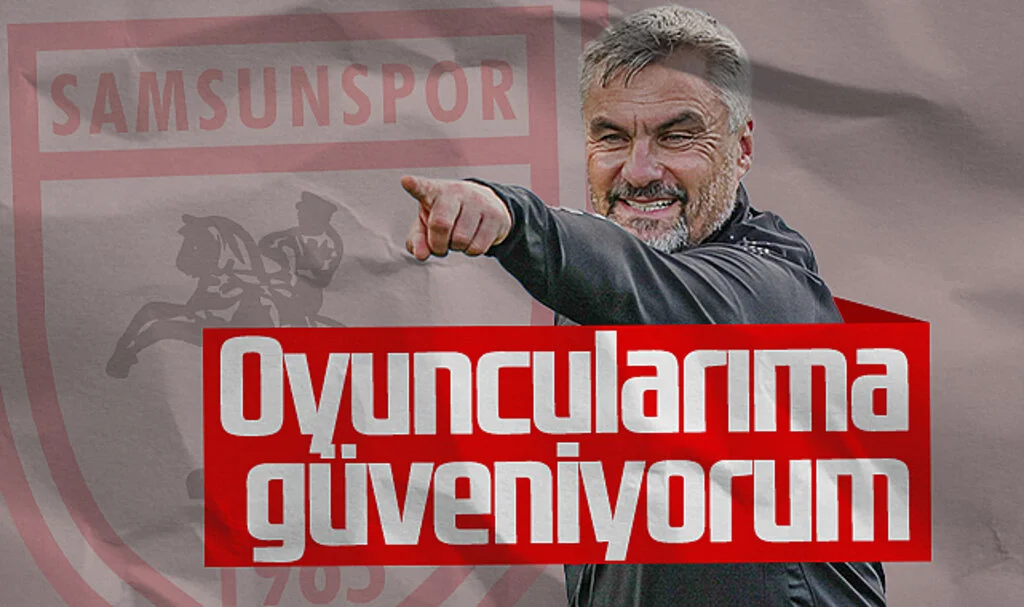 Samsunspor Teknik Direktörü Thomas Reis: Oyuncularıma Güveniyorum