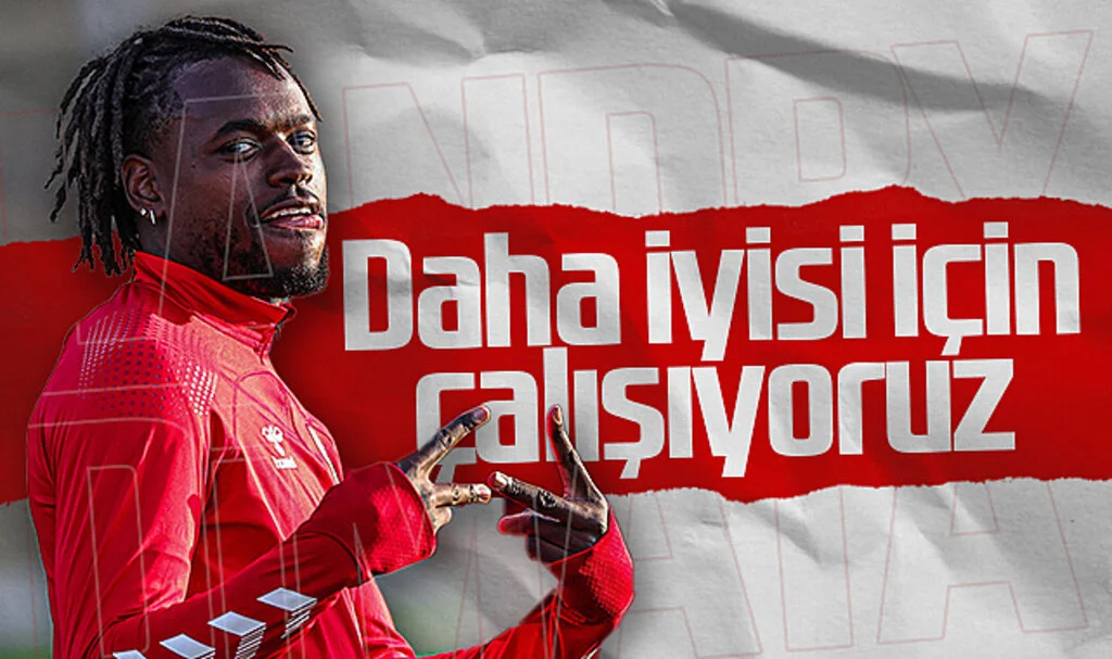 Samsunspor'un Belçikalı Forveti Dimata: "Daha İyisi İçin Çalışıyoruz"