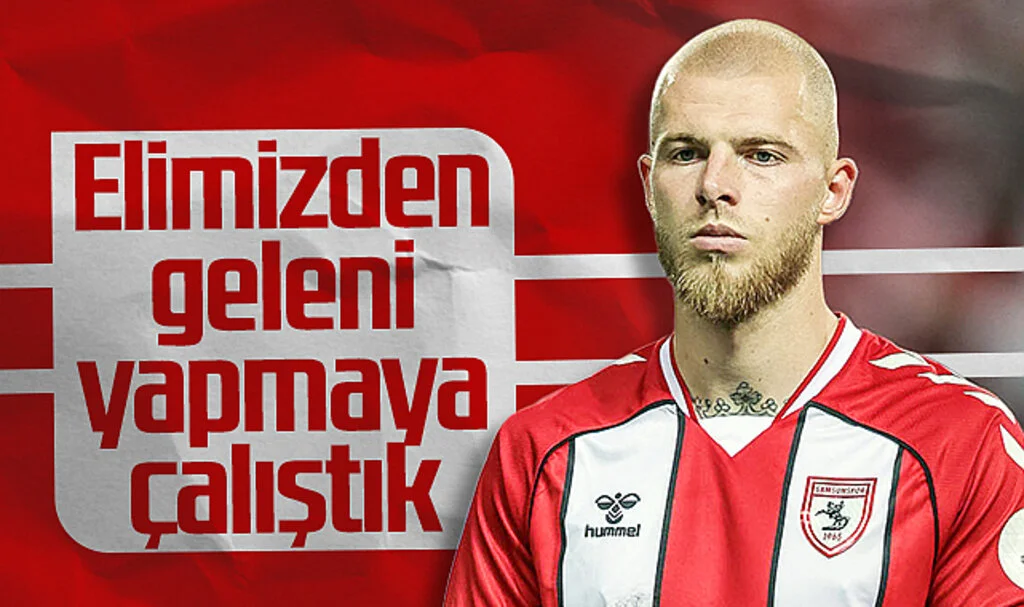 Samsunspor'un Stoperi Rick van Drongelen: Elimizden Geleni Yapmaya Çalıştık