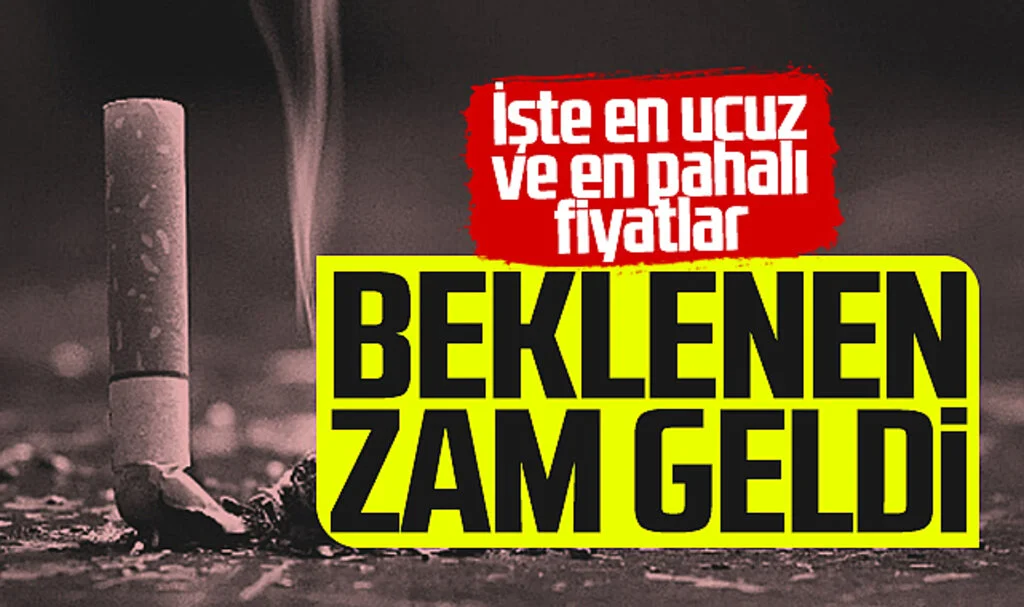 Sigaraya Beklenen Zam Geldi! İşte En Ucuz ve Pahalı Fiyatlar