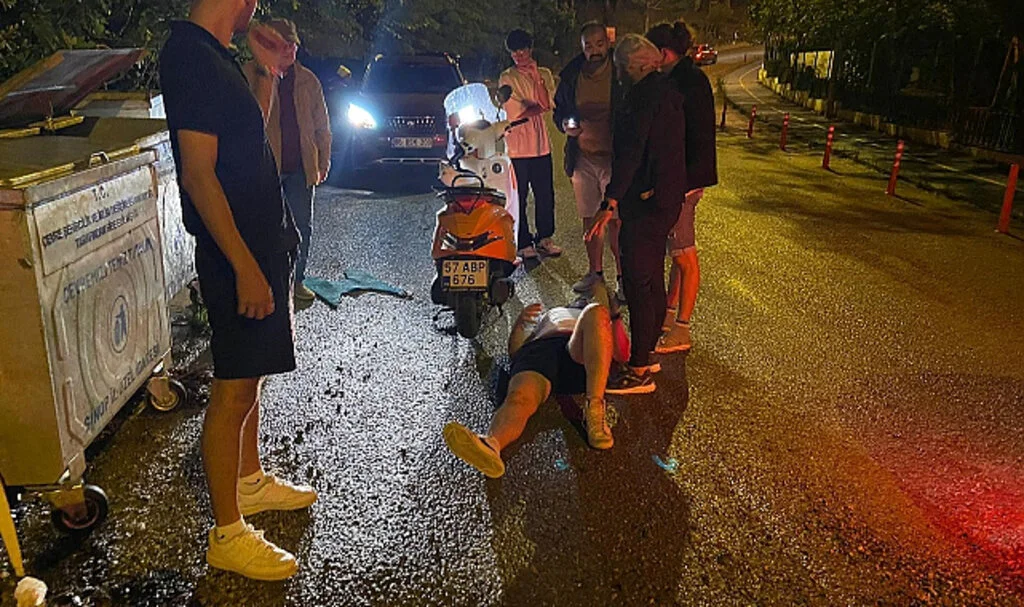 Sinop'ta Motosiklet Kazası: 1 Kişi Yaralandı