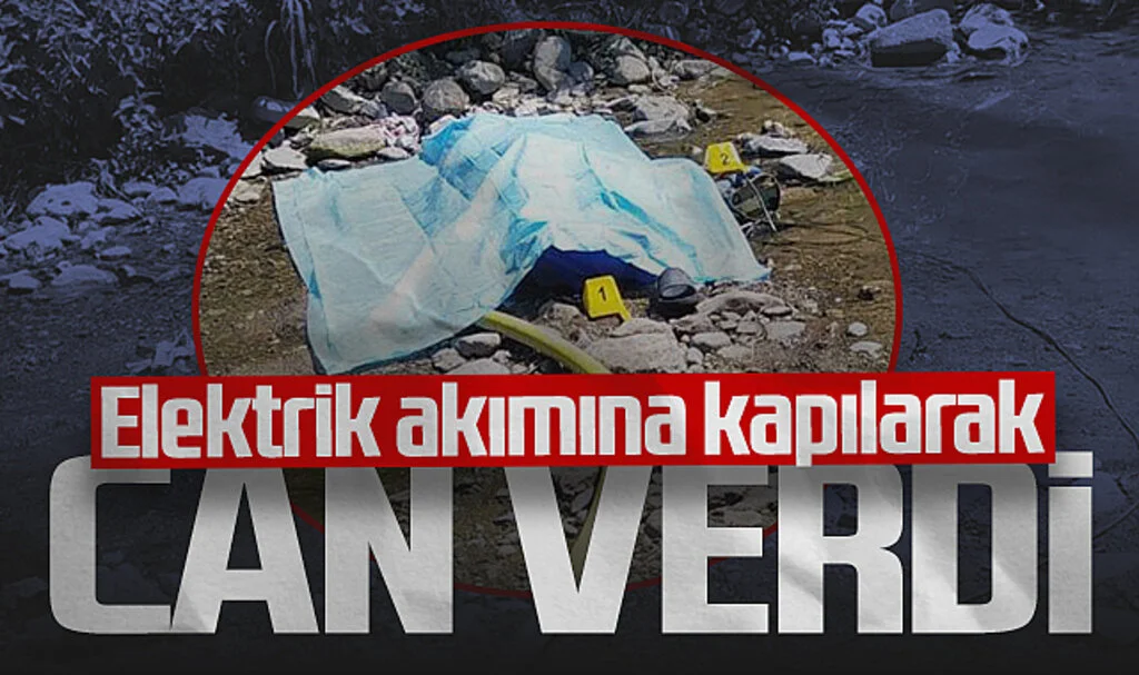 Su Dinamosuna Elektrik Çekmeye Çalışıyordu! Akıma Kapılarak Can Verdi...