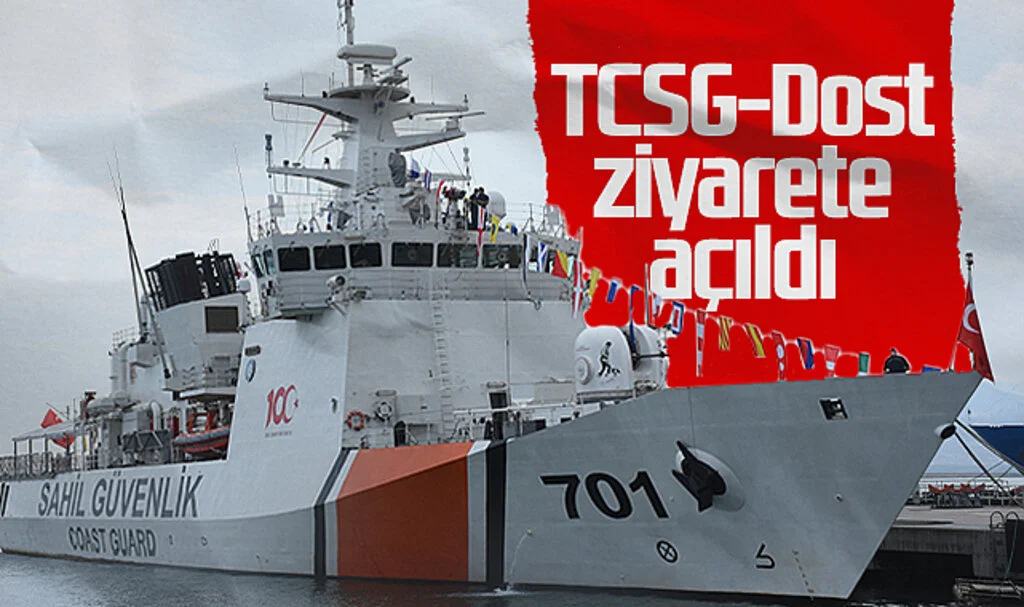 TCSG-Dost Gemisi Samsun'da 30 Ağustos'a Özel Ziyarete Açıldı