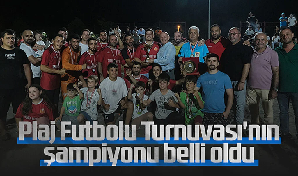 Terme Plaj Futbolu Turnuvası'nın Şampiyonu Belli Oldu