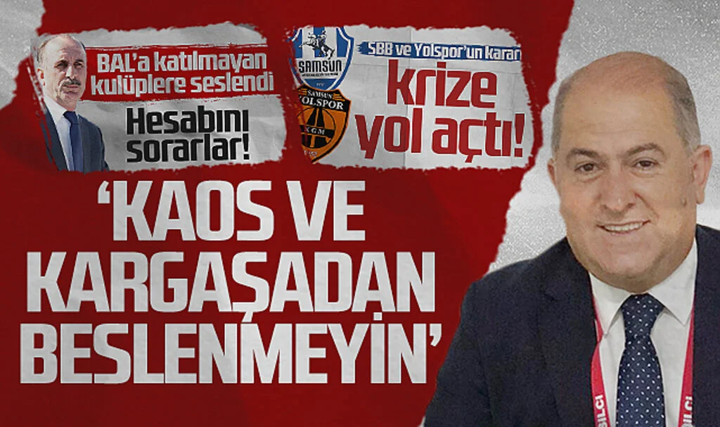 TFF İl Temsilcisi Hasan Özbulut: 'Kaos ve kargaşadan beslenmeyin' 