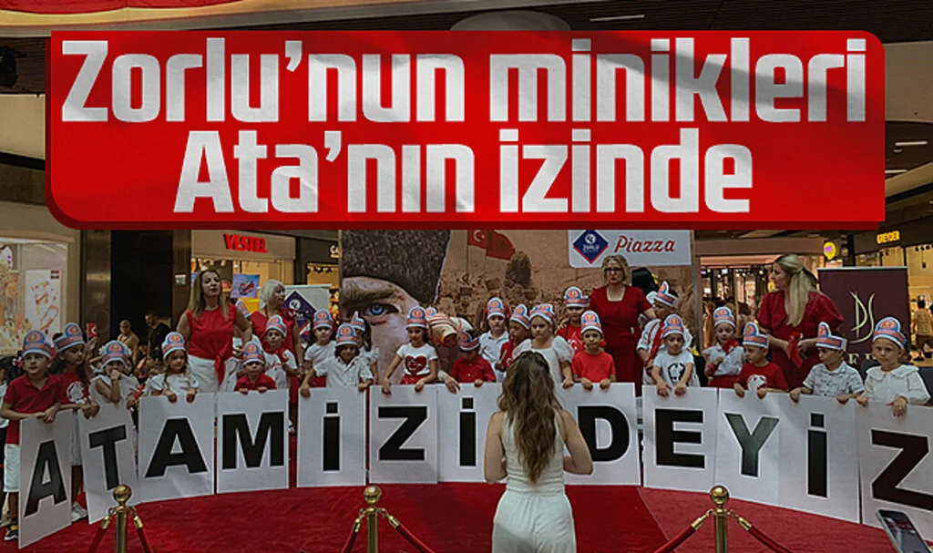 Zorlu Okulları'nın Minikleri Ata'nın İzinde