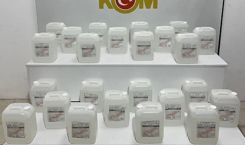 120 Litre Etil Alkol Ele Geçirildi