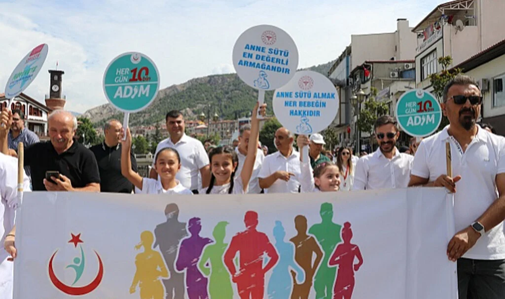 Amasya'da Sağlıklı Hayat Yürüyüşü
