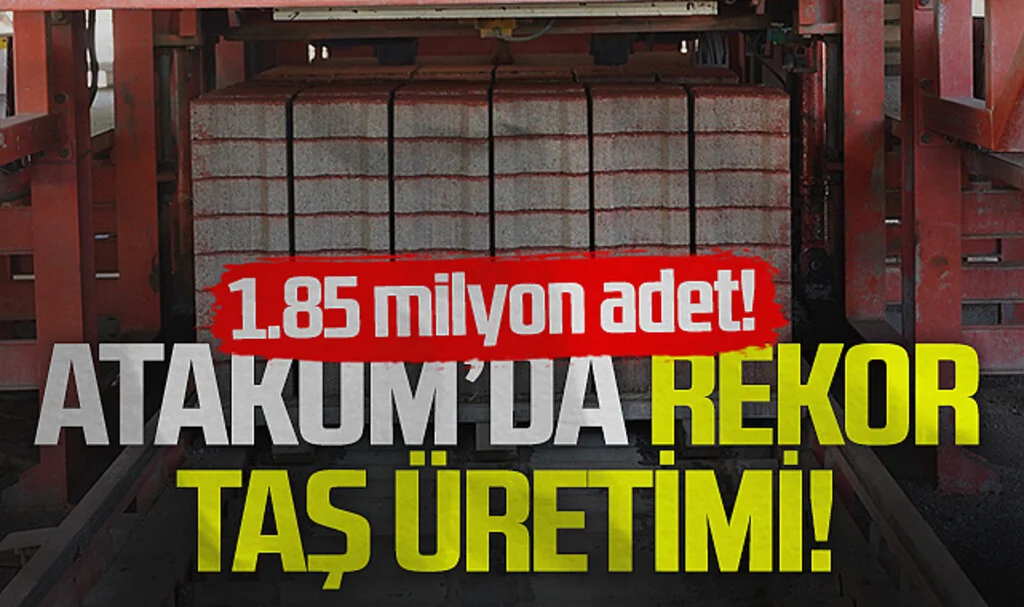 Atakum Belediyesi Taş ve Parke Tesisinde 1.85 Milyon Adet Üretim Gerçekleşti