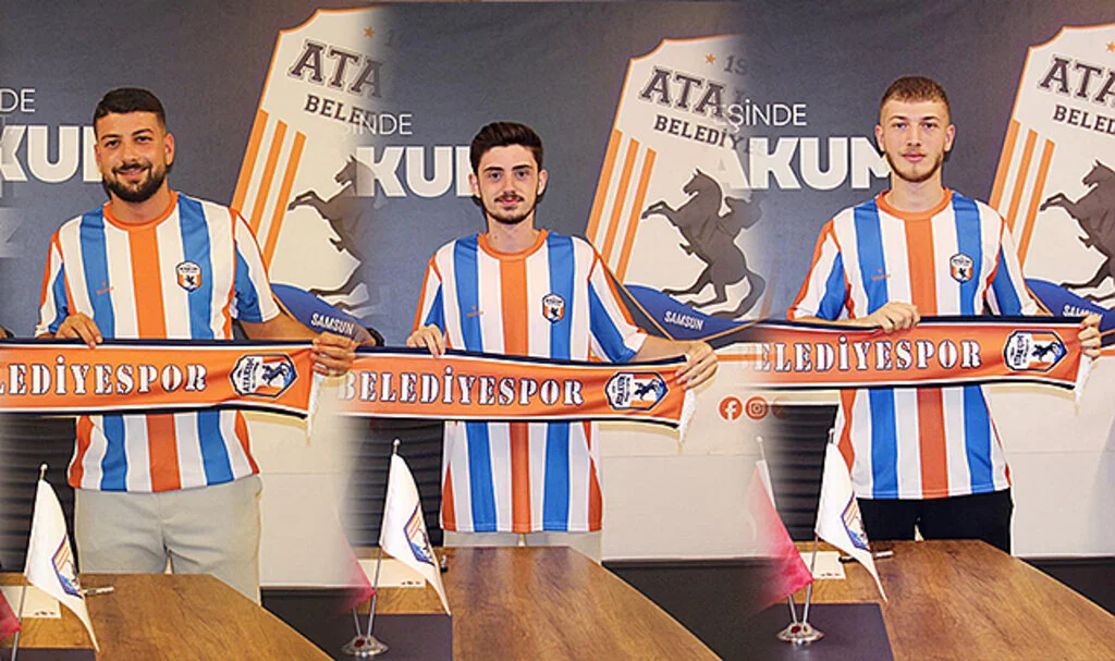 Atakum'da üç imza