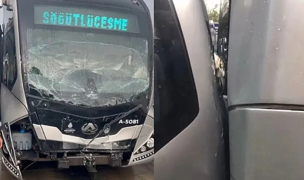 Avcılar’da Metrobüs Kazası: 2 Yaralı, Seferler Aksadı