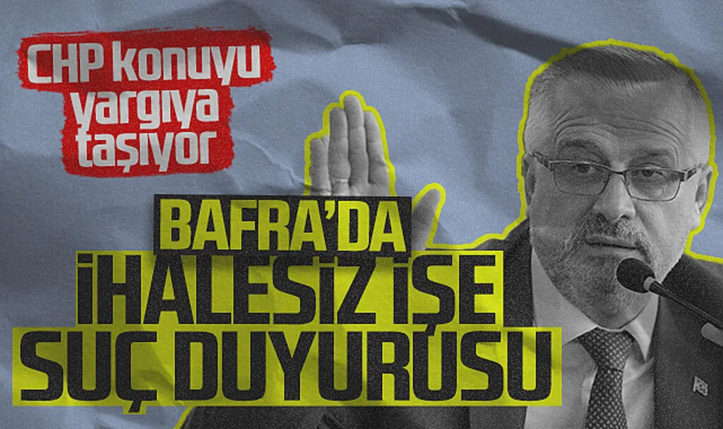 Bafra'da İhalesiz İşe Suç Duyurusu!