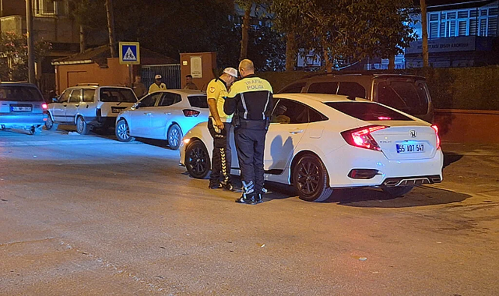 Bafra'da Trafik ve Asayiş Denetimi