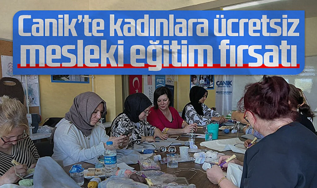Canik’te Kadınlara Ücretsiz Mesleki Eğitim ve Sertifika Desteği