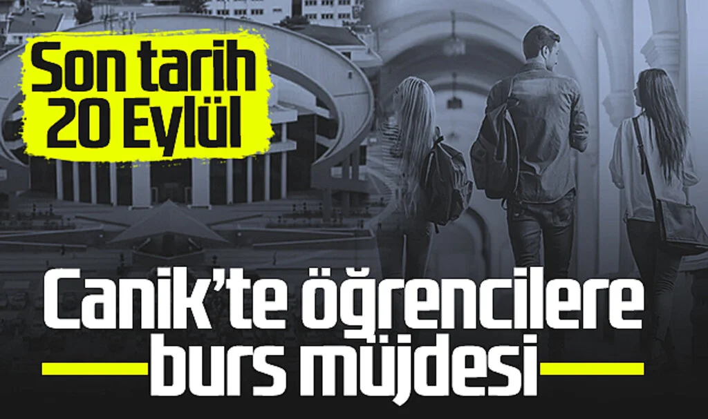 Canik'te Öğrencilere Burs Müjdesi! Son Tarih 20 Eylül...