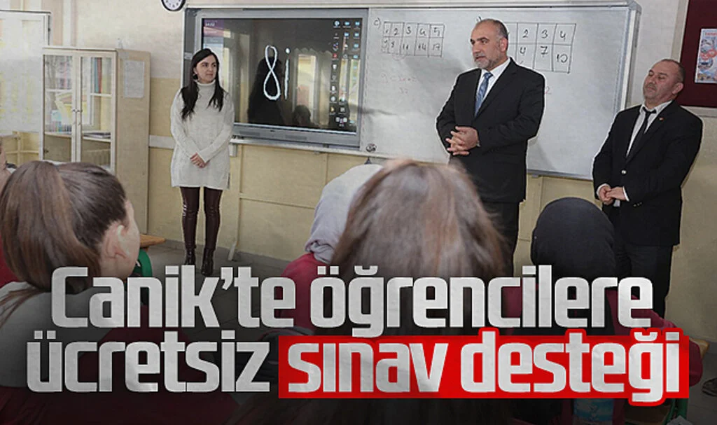 Canik'te Öğrencilere Ücretsiz Bilişsel Beceriler Sınavı Desteği