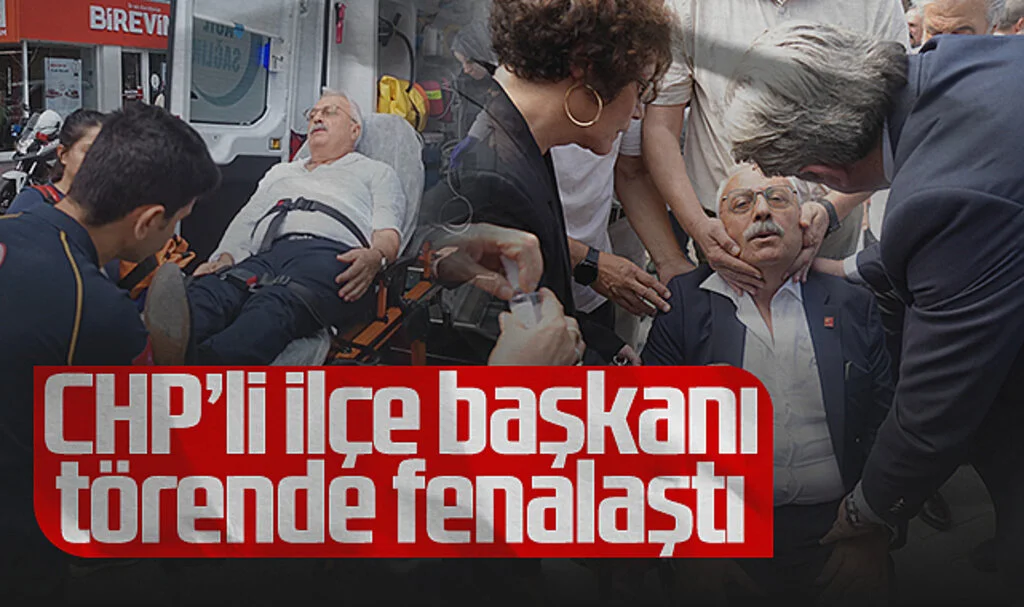 CHP İlkadım İlçe Başkanı Metin Telatar Törende Fenalaştı