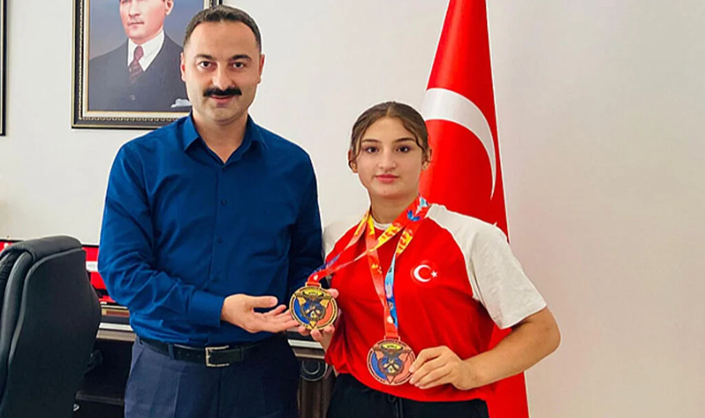Dünya Şampiyonu Şaziye Demir’den Havza Kaymakamı’na Ziyaret