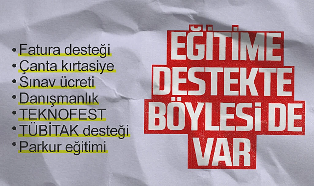 Eğitim Destekte Böylesi de Var