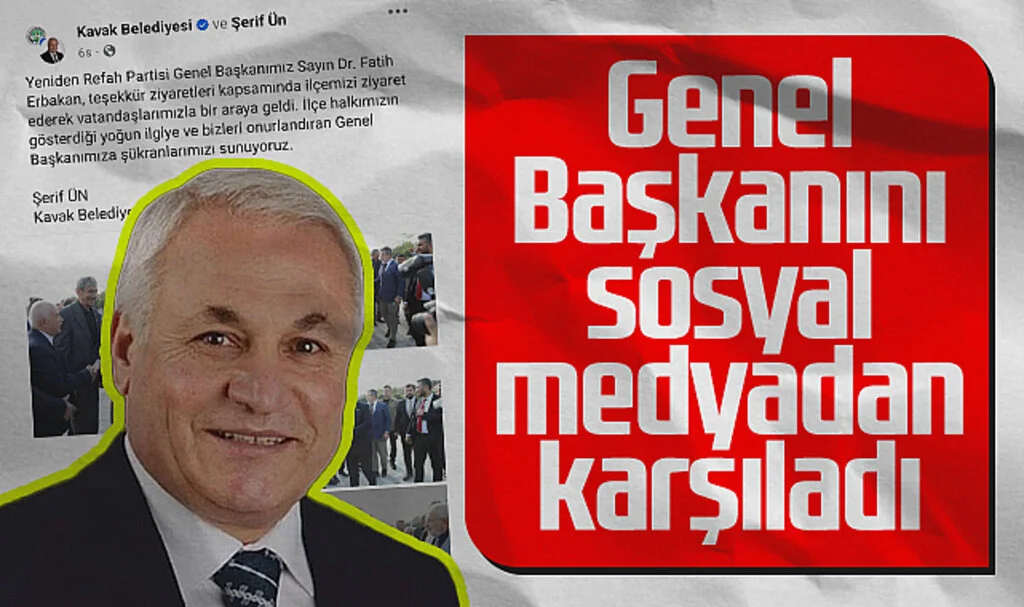 Genel Başkanı Erbakan'ı karşılamayan Şerif Ün'den Keçiören'den mesaj