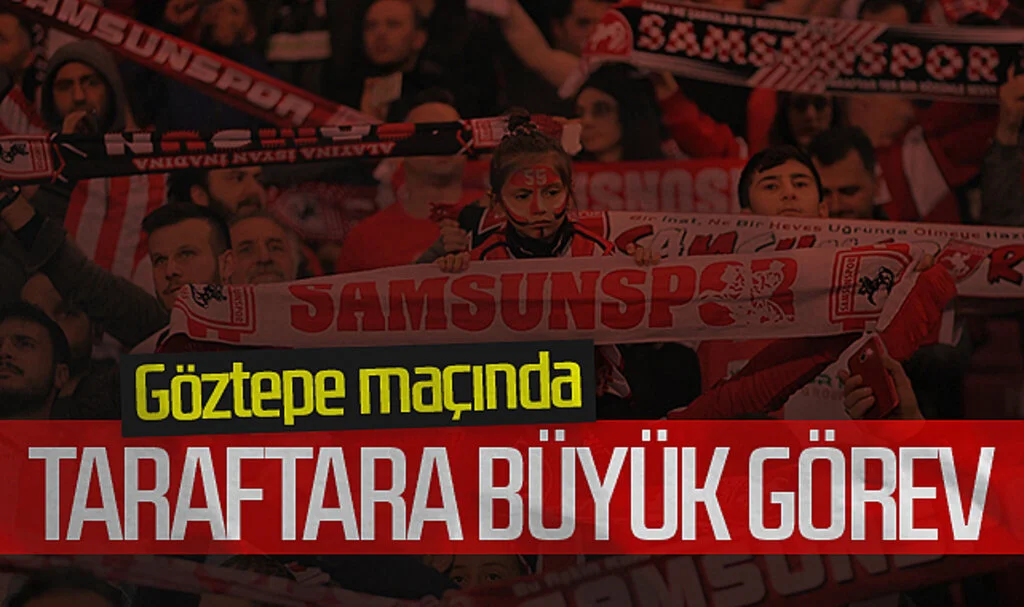 Göztepe Maçında Taraftara Büyük Görev