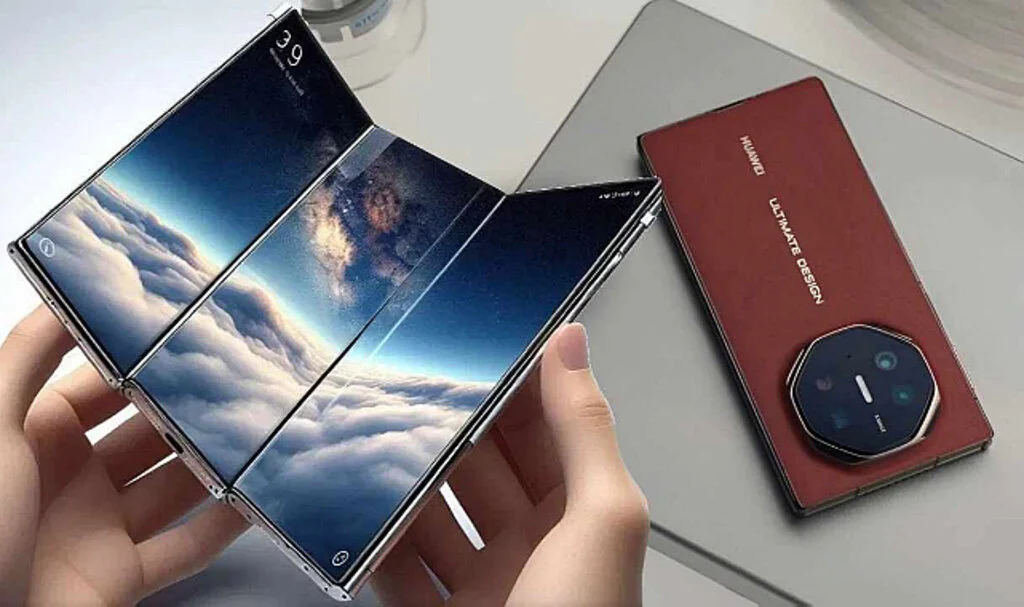 Huawei Dünyanın İlk Üç Katlanır Telefonunu Tanıtıyor