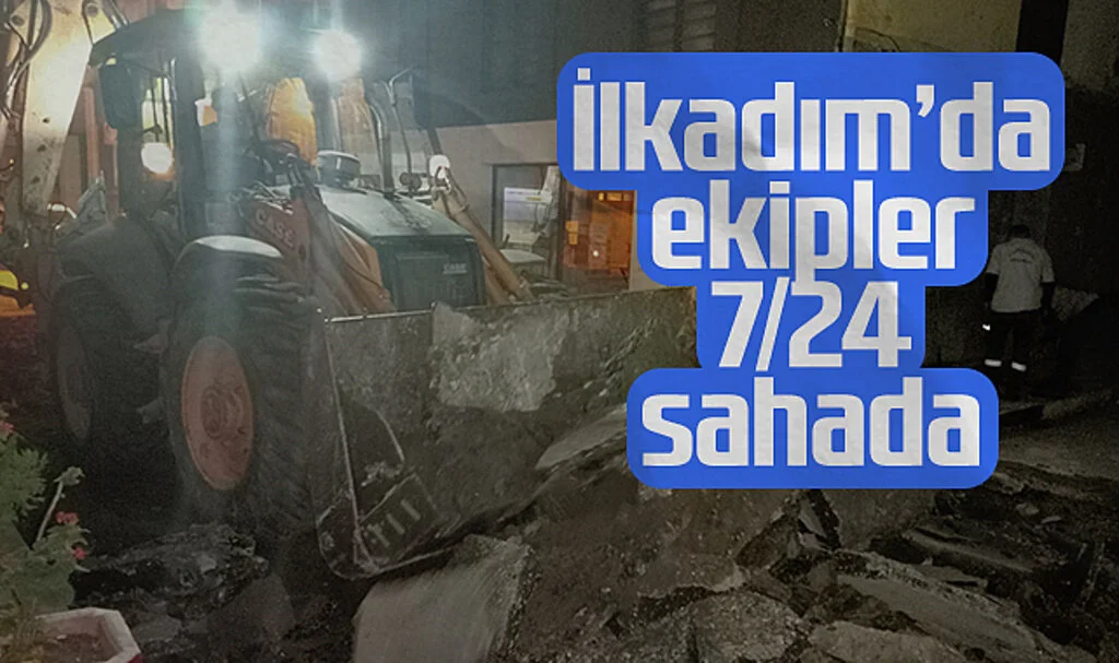 İlkadım'da Ekipler 7/24 Sahada Çalışmalarını Sürdürüyor