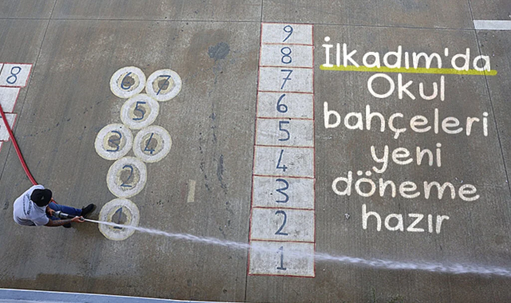 İlkadım'da Okul Bahçeleri Yeni Döneme Hazır