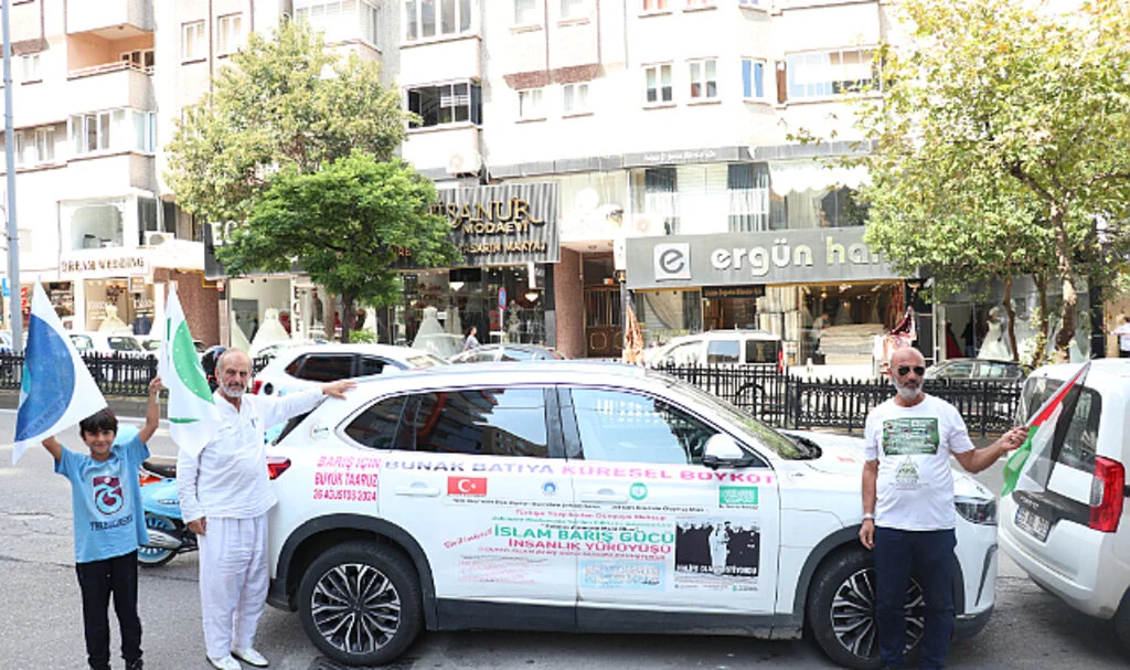İsrail'e Tepki ve Filistin'e Destek İçin Türkiye Turuna Çıktılar