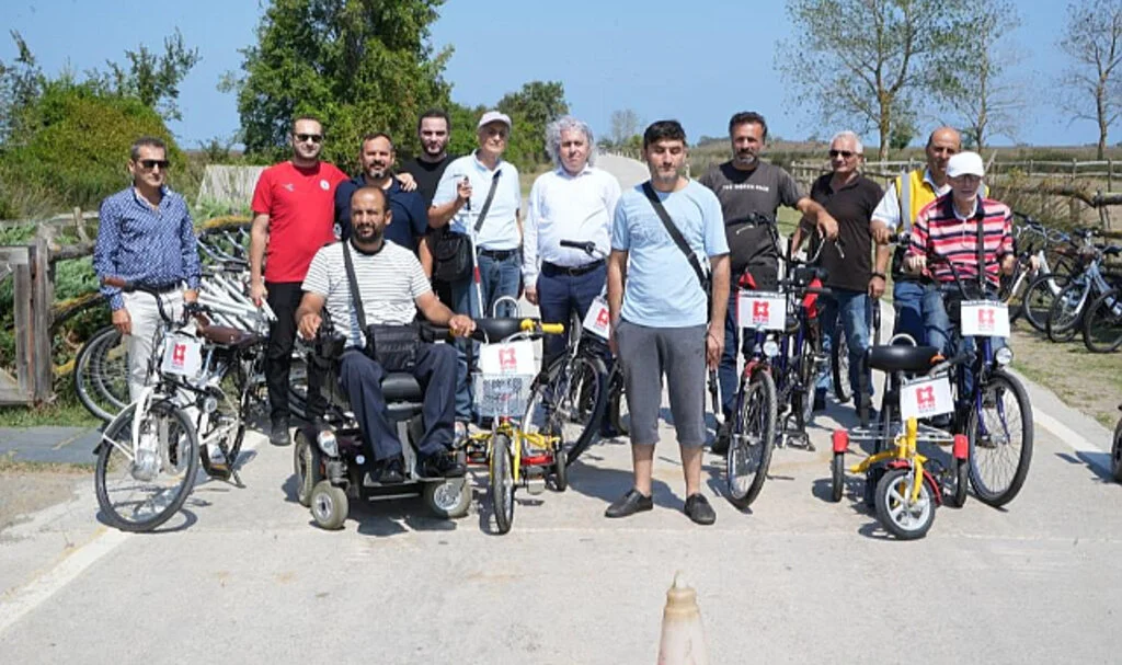 Kızılırmak Deltası'nda Engelliler İçin Pedal Çevirme İmkanı