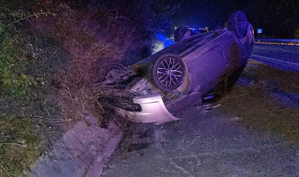 Köpeğe Çarpmamak İçin Manevra Yapan Otomobil Takla Attı: 1 Yaralı