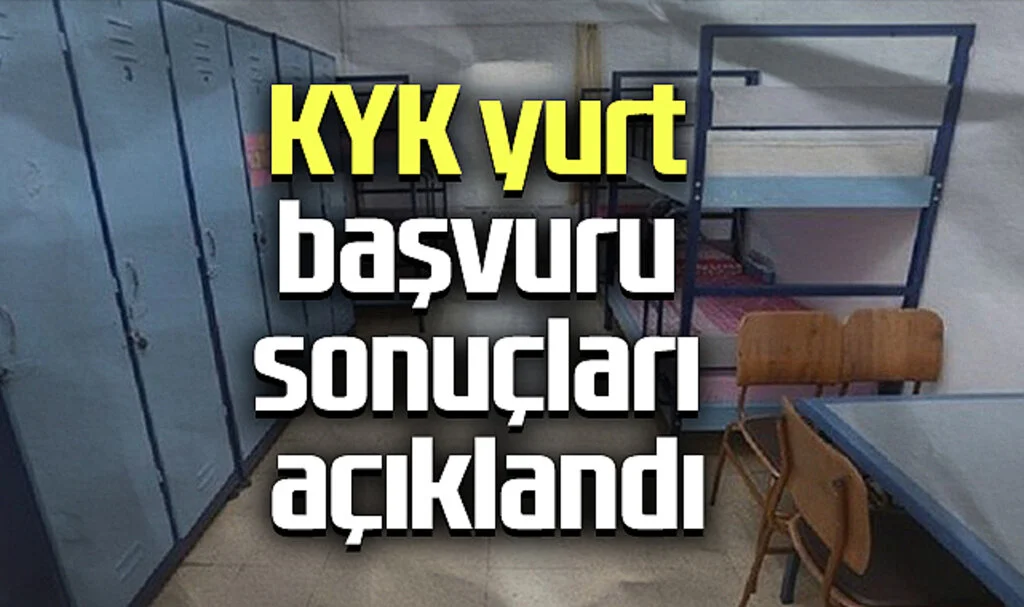 KYK Yurt Başvuru Sonuçları Açıklandı: Sonuçlar e-Devlet'te