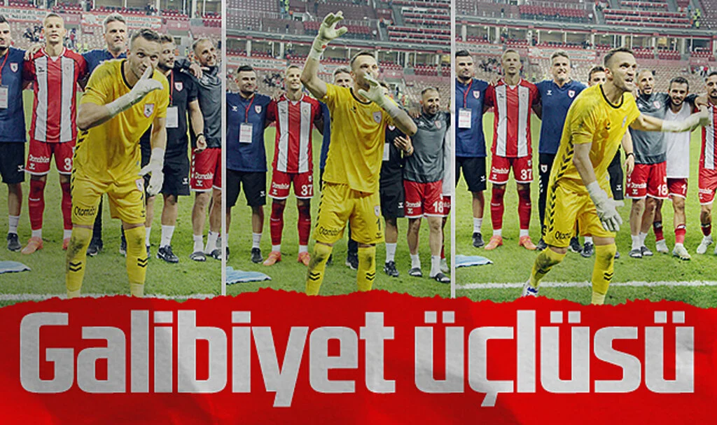 Okan Kocuk'tan Taraftarlara Üçlü Şovu
