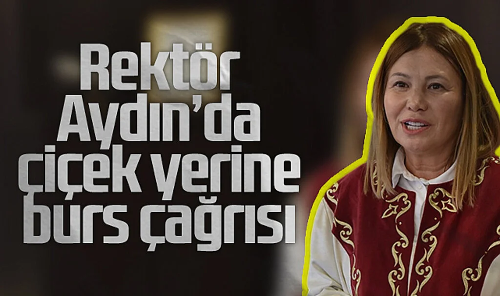 OMÜ'nün yeni Rektörü Prof. Dr. Fatma Aydın'dan Çiçek Yerine Burs Çağrısı