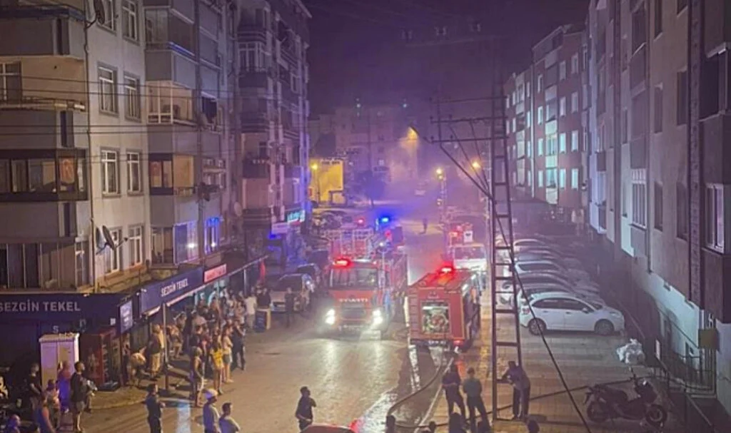 Prizden Çıkan Yangın Korkuttu