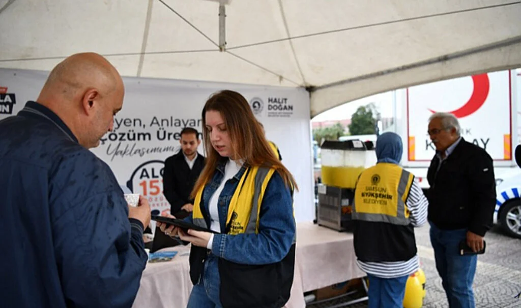 Samsun Büyükşehir Belediyesi'nden Vatandaş Memnuniyet Anketi Çalışması