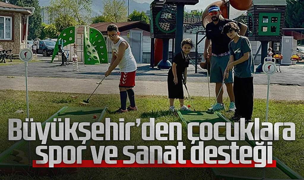 Samsun Büyükşehir'den Çocuklara Spor ve Sanat Desteği