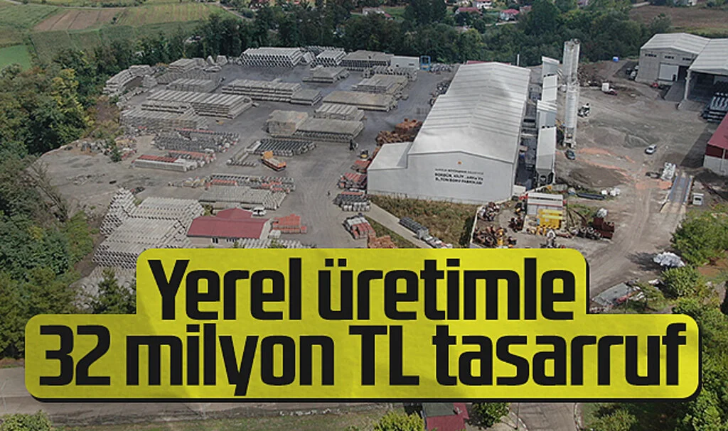 Samsun Büyükşehir, Yerel Üretimle 32 Milyon TL Tasarruf Sağladı