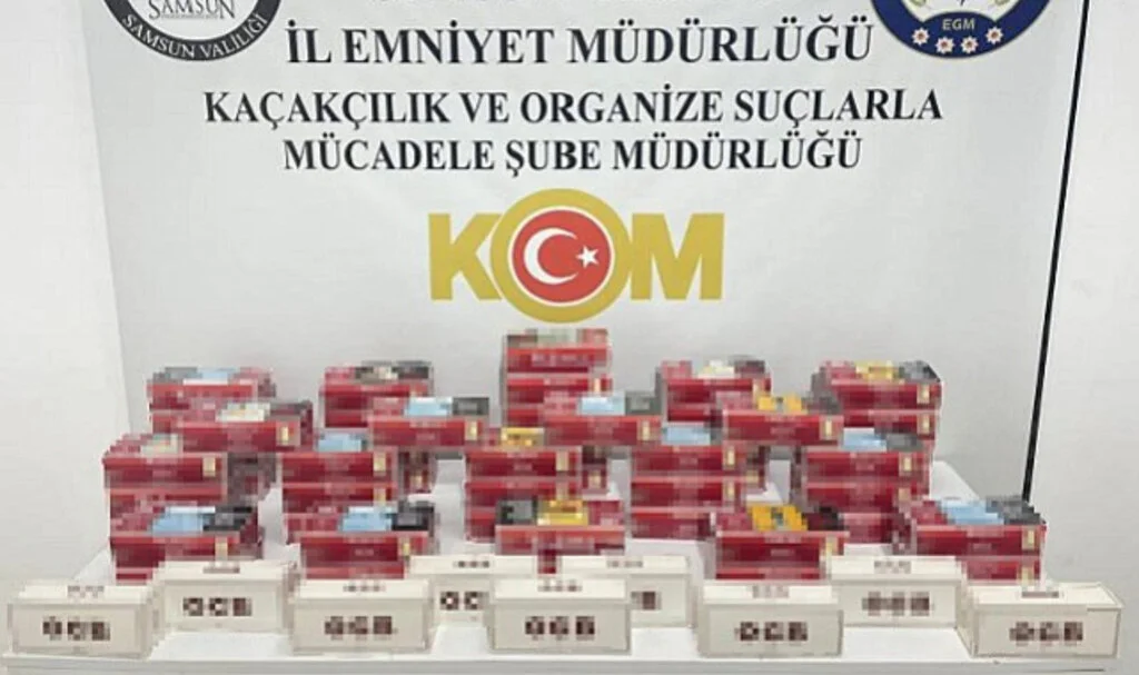 Samsun’da 11 Bin 800 Adet Makaron Ele Geçirildi
