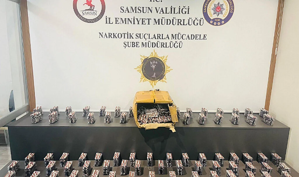 Samsun'da 15 Bin 148 Adet Sentetik Ecza Ele Geçirildi