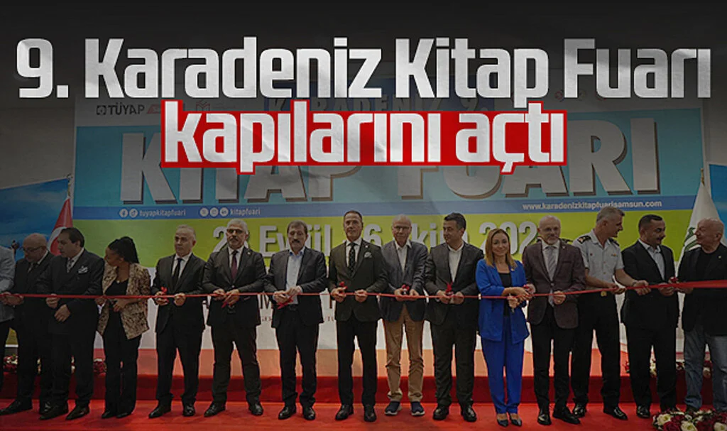 Samsun'da 9. Karadeniz Kitap Fuarı Kapılarını Açtı