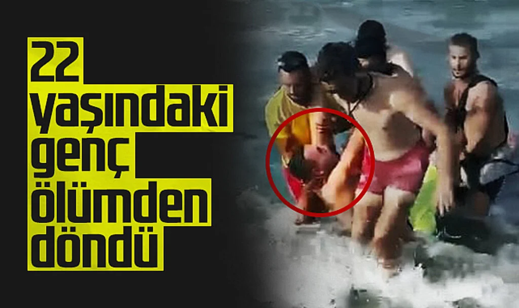 Samsun'da Boğulma Tehlikesi Geçiren Genç Ölümden Döndü