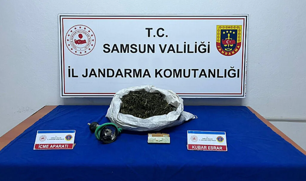 Samsun’da Evinde Uyuşturucu Bulunan Şüpheli Gözaltında